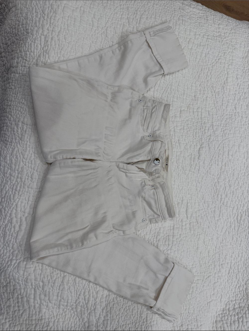 Joe's Jeans Off-White High-Rise Jeans